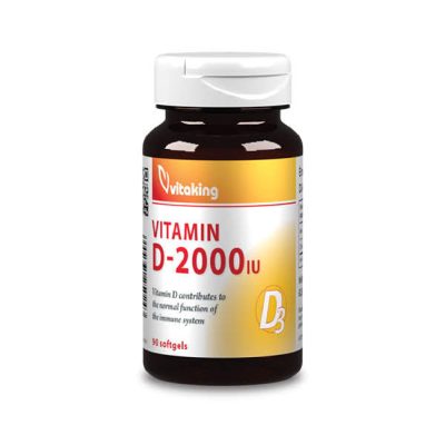 Vitamin D2000 IU, 90 mehkih kapsul