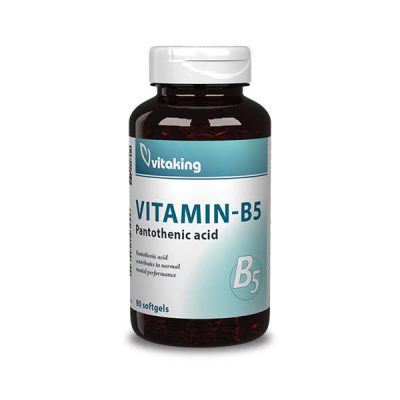 Vitamin B5, Pantotenska kislina, 90 mehkih kapsul
