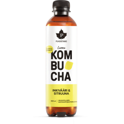 Organska Kombucha ingver in limona - 400 ml