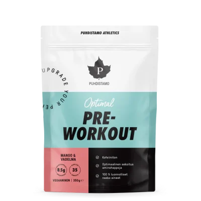 Puhdistamo Optimal Pre-Workout, 350 g