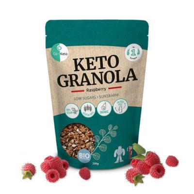 Go-Keto Granola z okusom maline, 290 g