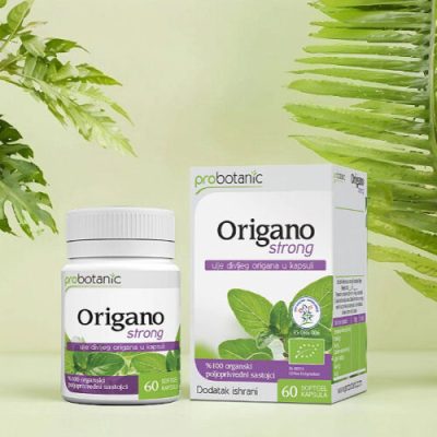 Origano Strong kapsule z divjim origanom 60 kapsul