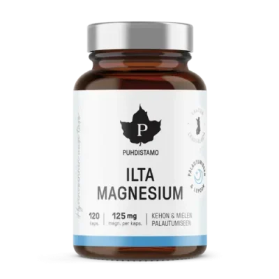 Večerni magnezij, 125 mg, 120 kapsul